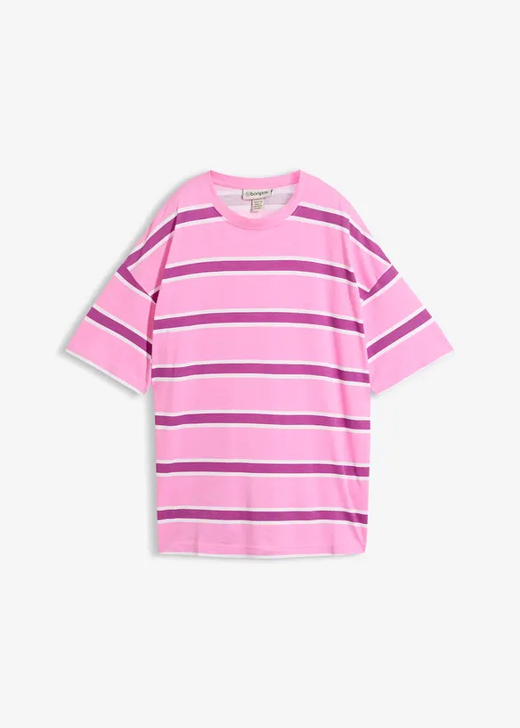 T-shirt boxy en coton et viscose, bonprix