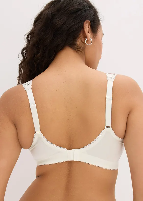 Soutien-gorge grand maintien sans armatures, bretelles rembourr&eacute;es, bonprix