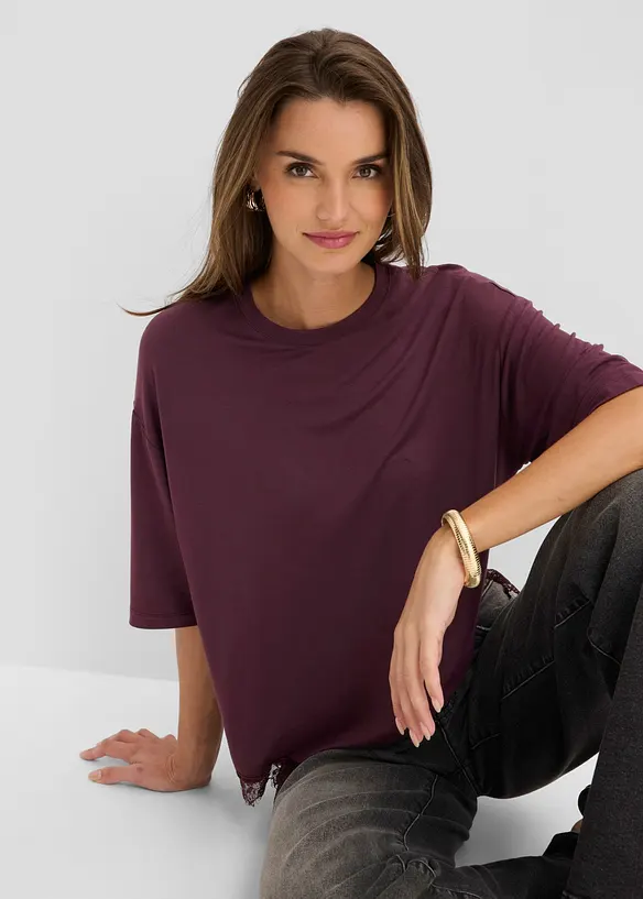 T-shirt en viscose douce, bonprix