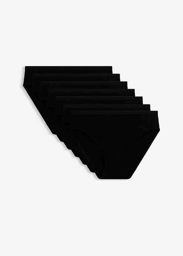 Lot de 7 slips en coton c&ocirc;tel&eacute;, bonprix