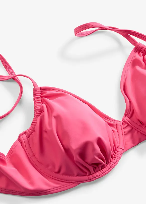 Haut de maillot &agrave; armatures et fronces lat&eacute;rales, bonprix