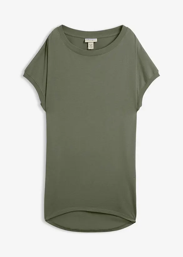 T-shirt long 100% coton, bonprix