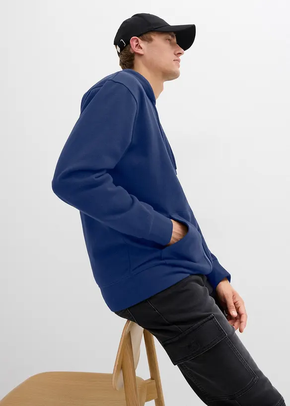 Kapuzen-Sweatjacke in Loose Fit, bonprix