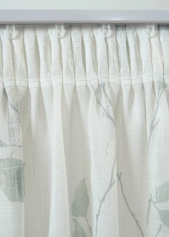Vorhang mit Zweigen mit recyceltem Polyester (1er Pack), bonprix