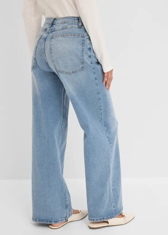 Jean large taille haute, bonprix