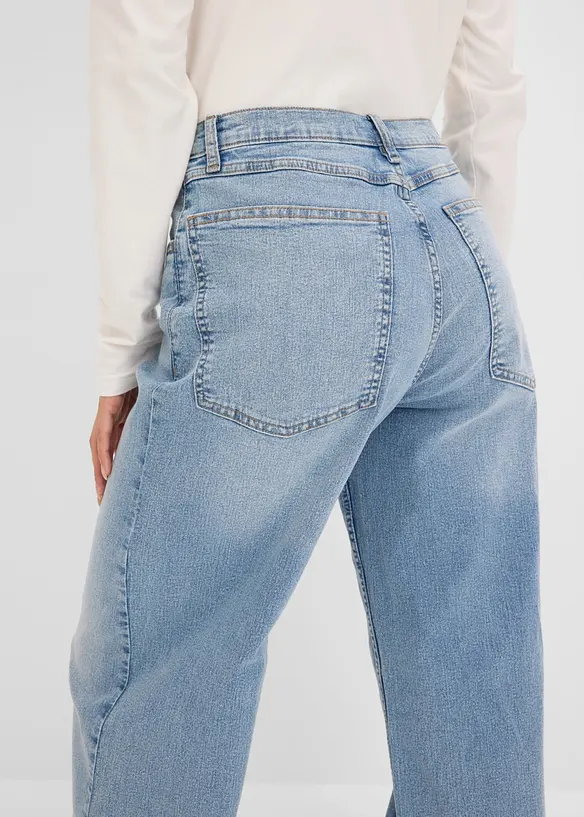 Jean large taille haute, bonprix