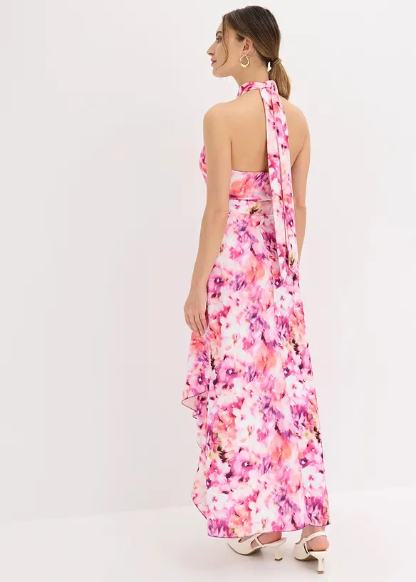 Robe de soir&eacute;e avec fleurs appliqu&eacute;es, bonprix