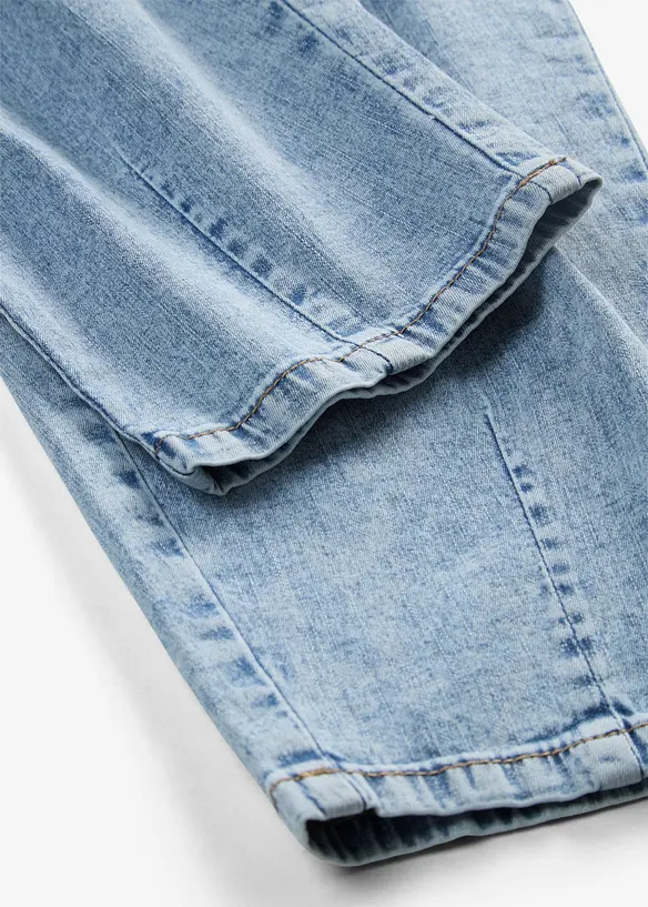Barrel-Jeans, Mid Waist, Bequembund, bonprix
