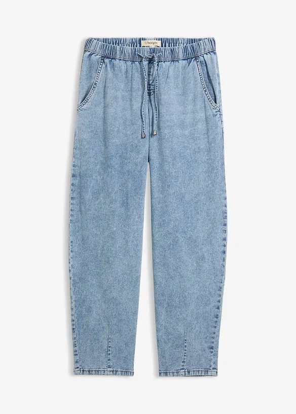 Barrel-Jeans, Mid Waist, Bequembund, bonprix
