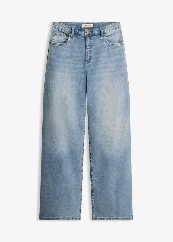 Jean large taille haute, bonprix