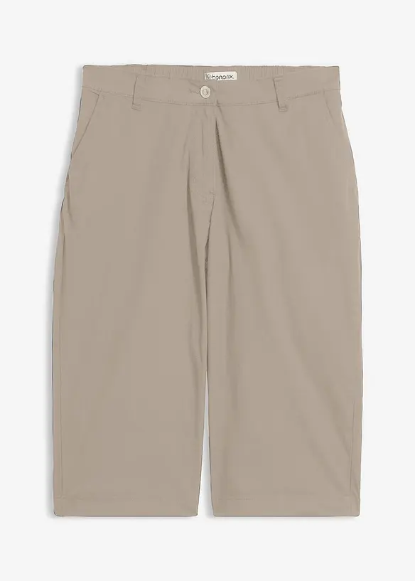 Bermuda long &agrave; taille &eacute;lastiqu&eacute;e, bonprix