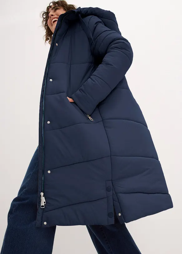 Doudoune avec capuche doubl&eacute;e sherpa, bonprix