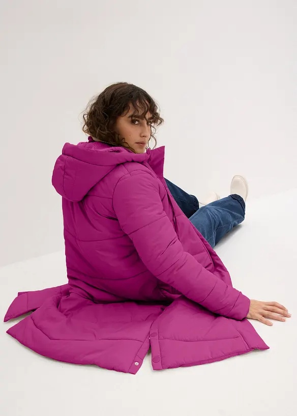 Doudoune avec capuche doubl&eacute;e sherpa, bonprix