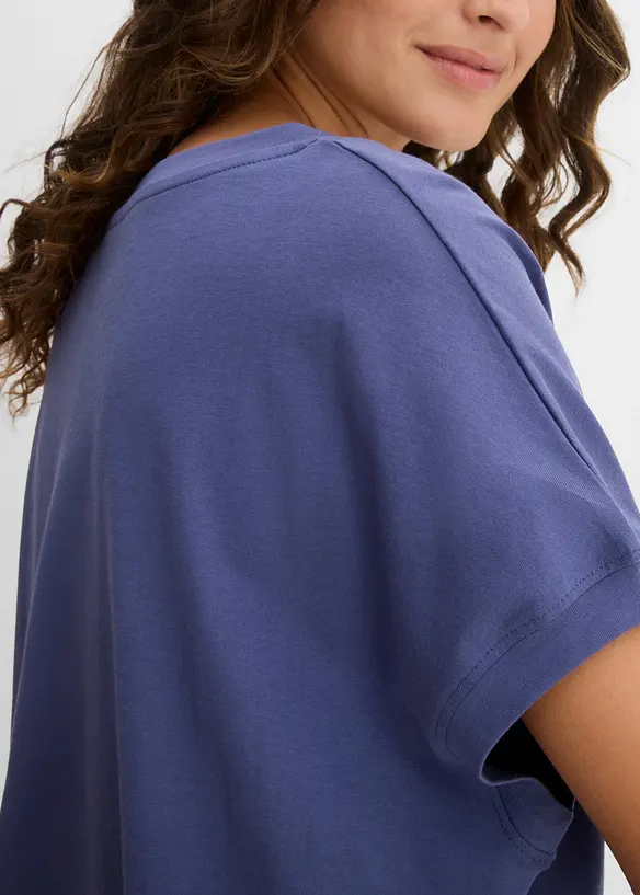 T-shirt long 100% coton, bonprix