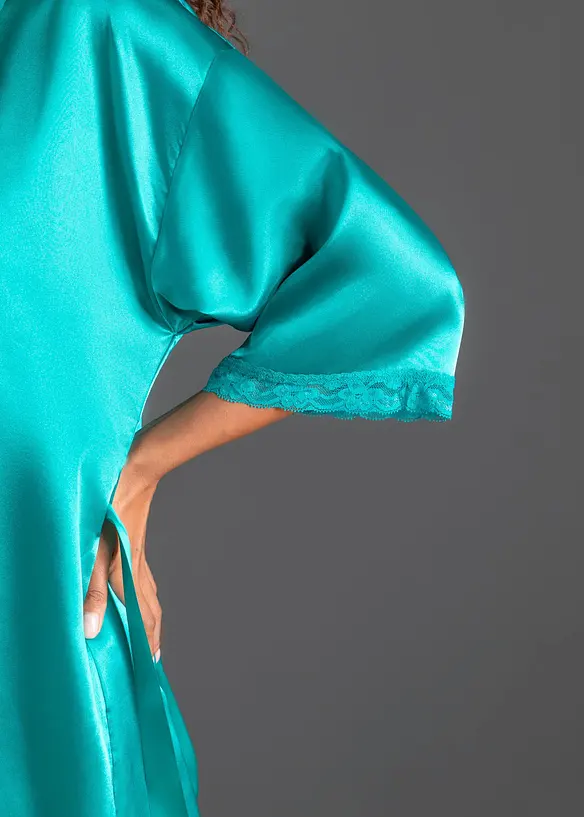 Kimono en satin, bonprix
