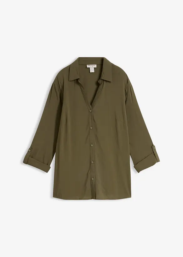 Leichte Bluse aus flie&szlig;ender Viskose, bonprix