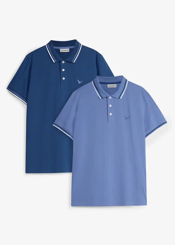 Lot de 2 polos, bonprix