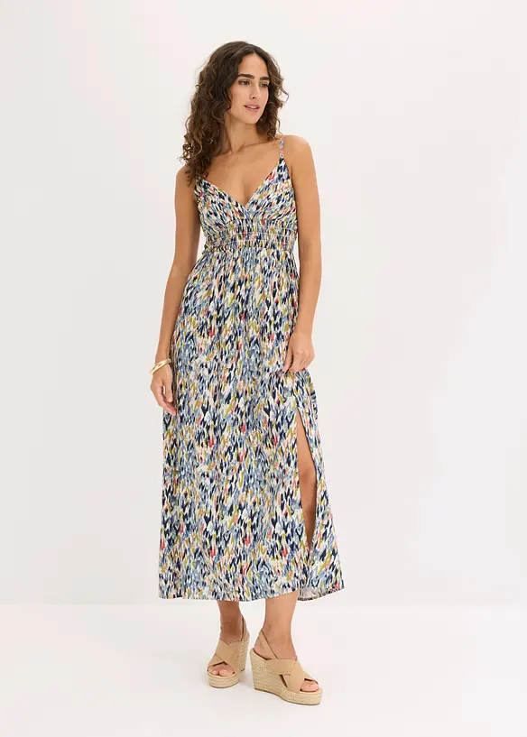 Maxikleid aus flie&szlig;ender Viskose, bonprix