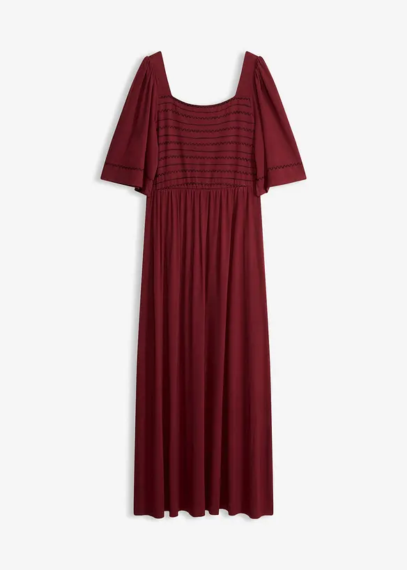 Robe longue et fluide en viscose extensible, bonprix
