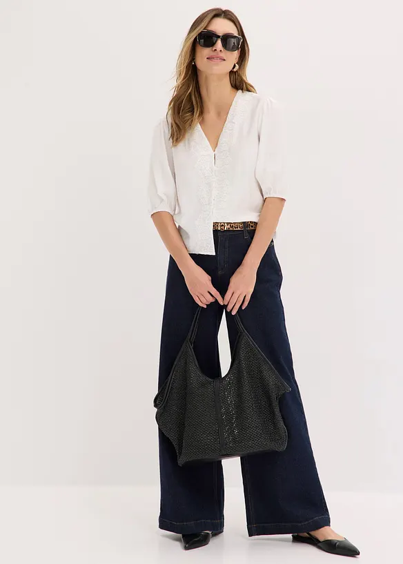 Blouse manches courtes, bonprix
