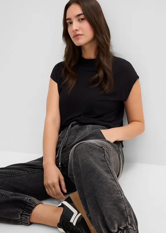 Jegging taille mi-haute, extensible, bonprix