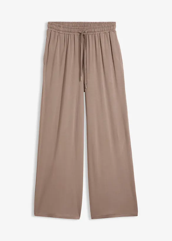 Jersey-Hose aus flie&szlig;ender Viskose, bonprix