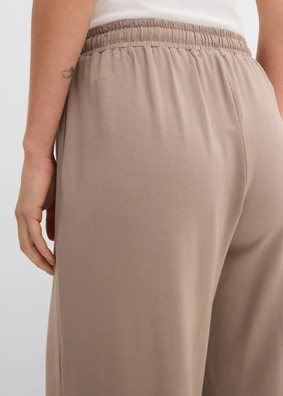 Jersey-Hose aus flie&szlig;ender Viskose, bonprix