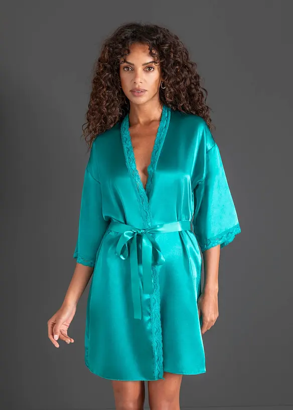 Kimono en satin, bonprix