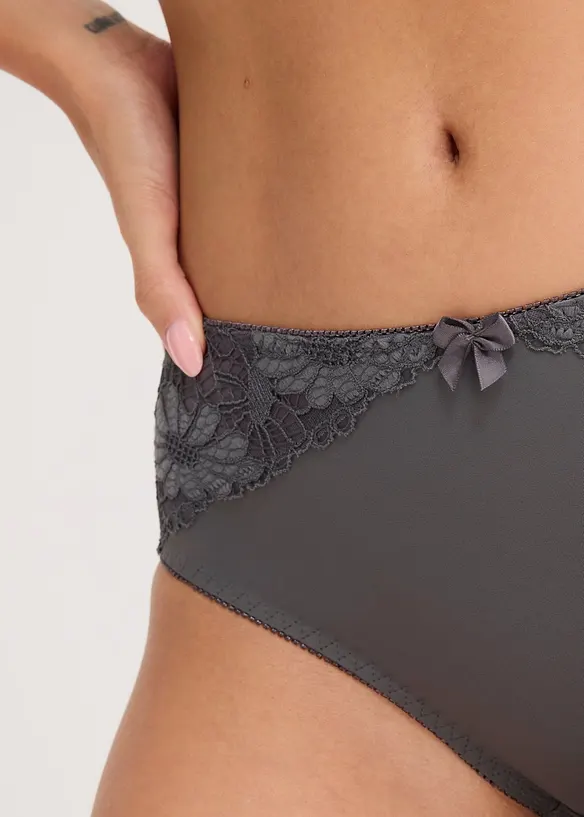 Maxislip mit Spitze (2er Pack), bonprix