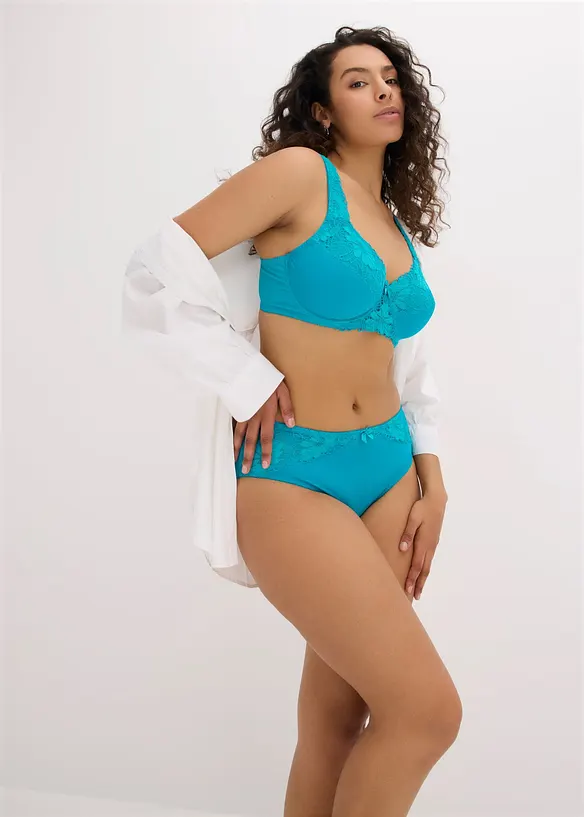 Maxislip mit Spitze (2er Pack), bonprix