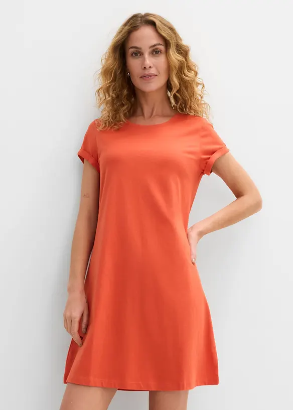 Shirtkleid aus reiner Bio-Baumwolle, bonprix