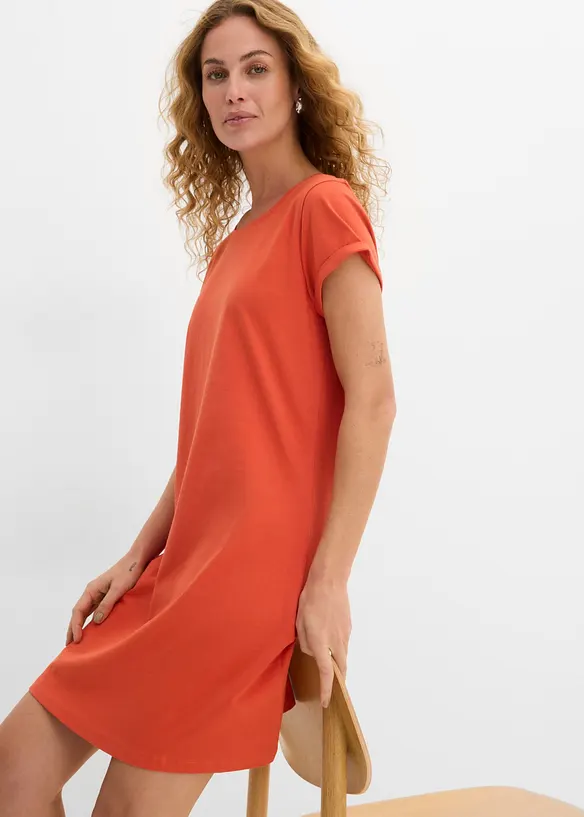 Shirtkleid aus reiner Bio-Baumwolle, bonprix