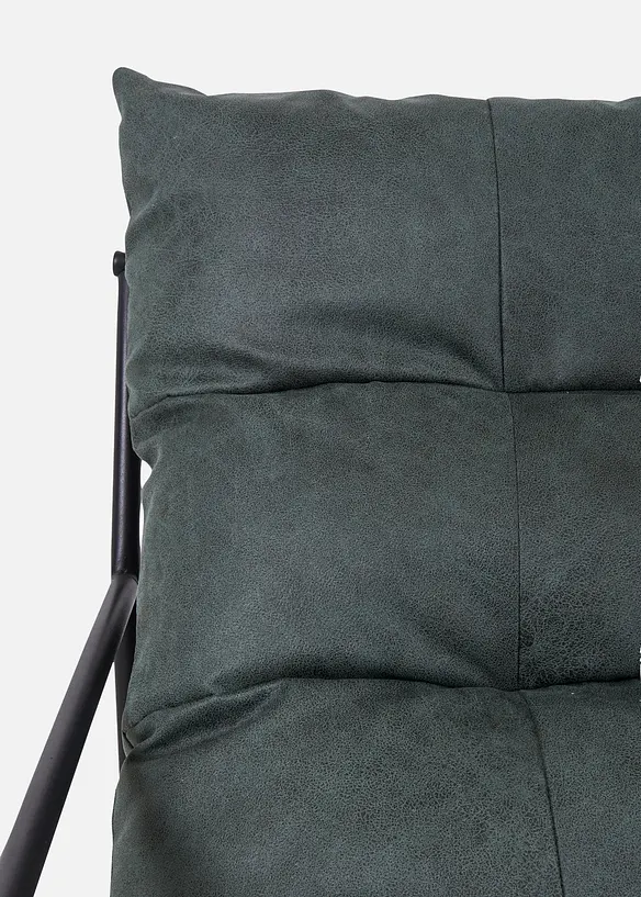 Fauteuil &agrave; pi&eacute;tement en m&eacute;tal, bonprix