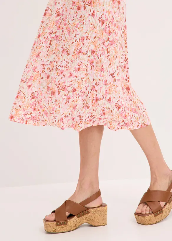 Jerseykleid aus flie&szlig;ender Viskose, bonprix