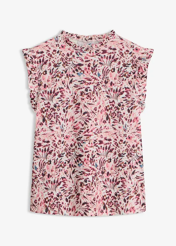 T-shirt en cr&ecirc;pe textur&eacute;, bonprix