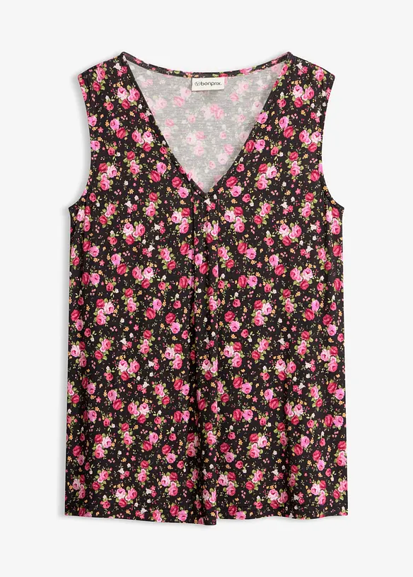 Jersey-Top aus Viskose-Mix, bonprix