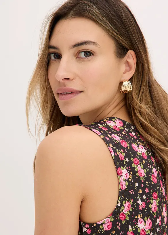 Jersey-Top aus Viskose-Mix, bonprix