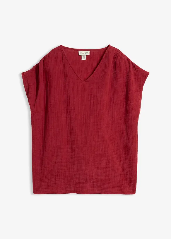 Blouse en gaze de coton douce, bonprix
