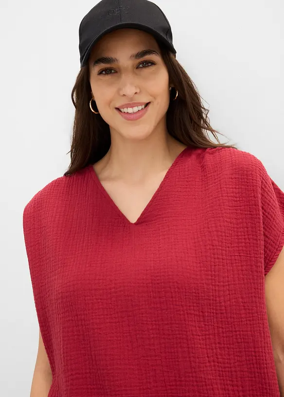 Blouse en gaze de coton douce, bonprix