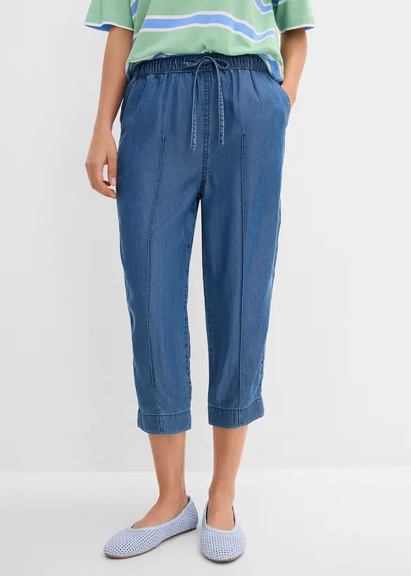 Karottenhose aus Lyocell, 7/8-L&auml;nge, bonprix