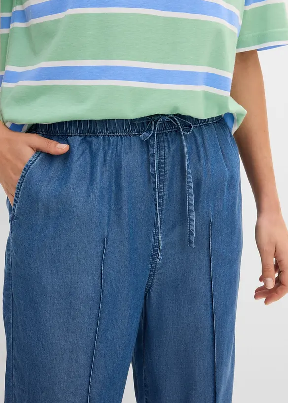 Karottenhose aus Lyocell, 7/8-L&auml;nge, bonprix