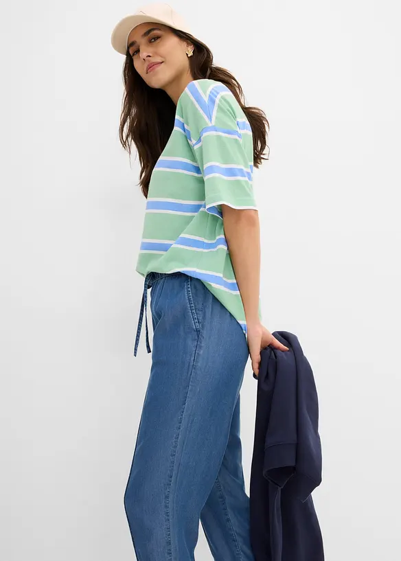 Karottenhose aus Lyocell, 7/8-L&auml;nge, bonprix