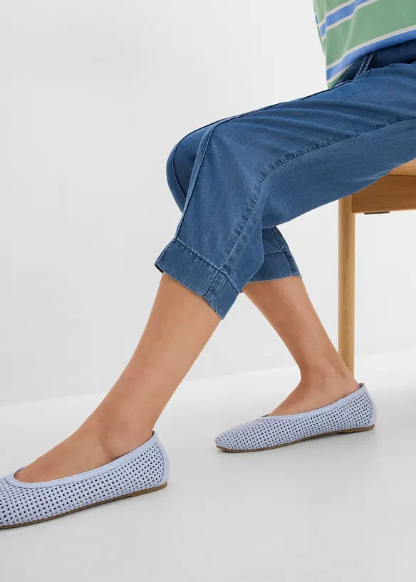 Karottenhose aus Lyocell, 7/8-L&auml;nge, bonprix