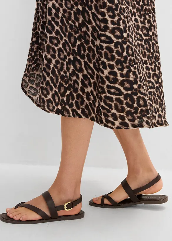 Maxikleid aus softem Musselin, bonprix