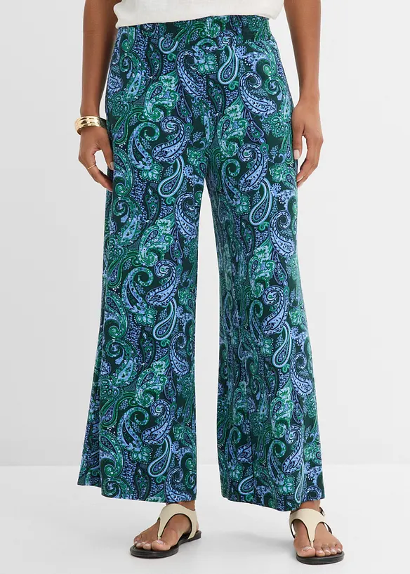 Jersey-Hose aus flie&szlig;ender Viskose, bonprix