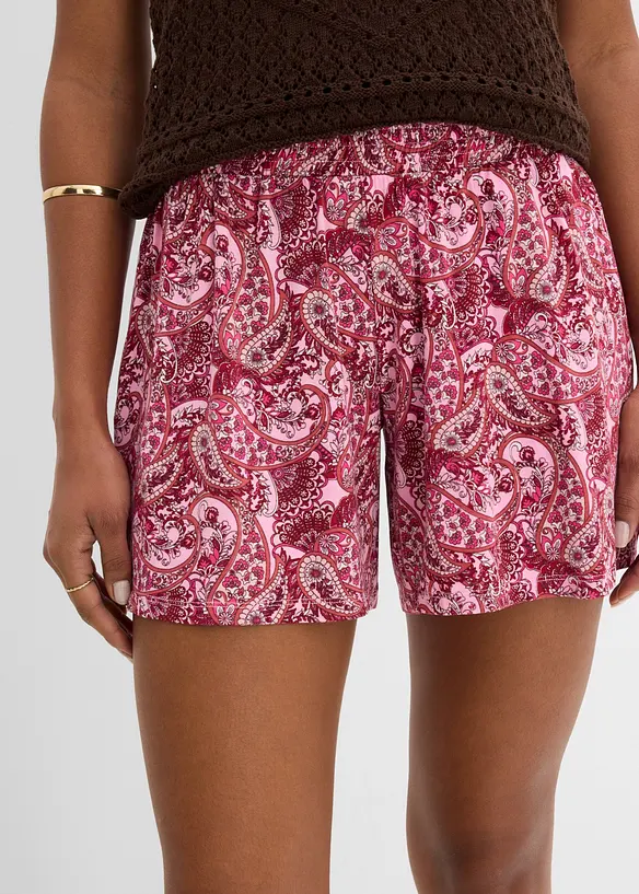 Short fluide en jersey viscose, bonprix