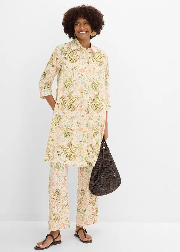 Hemdblusenkleid mit Paisley Design, bonprix