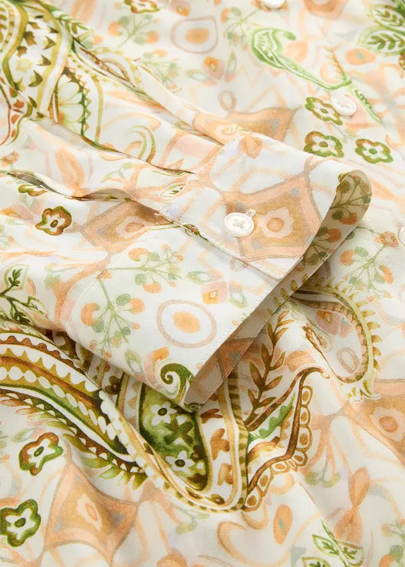 Hemdblusenkleid mit Paisley Design, bonprix