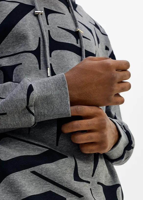Sweat &agrave; capuche, coupe loose, bonprix