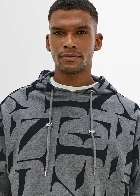 Sweat &agrave; capuche, coupe loose, bonprix